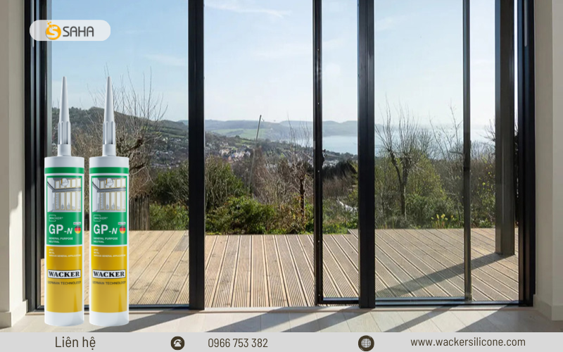 Keo Wacker GP-N trám cửa nhôm kính