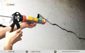 Keo silicone Wacker GP-N trám vết nứt tường ngoài trời