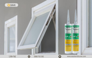 Ứng dụng keo silicone Wacker GP-N trám cửa thông gió