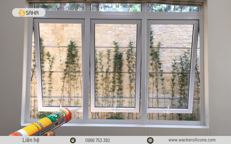 keo silicone Wacker GP-N trám cửa thông gió (2)