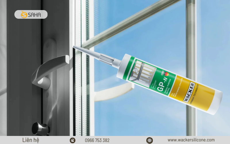 Quy trình thi công cửa nhôm kính với keo silicone Wacker chuẩn