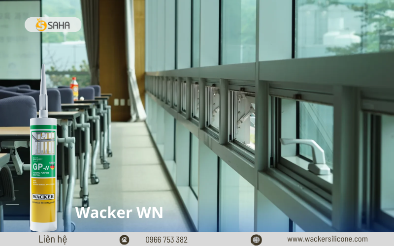Keo Silicone Wacker được sản xuất từ nguyên liệu chất lượng cao