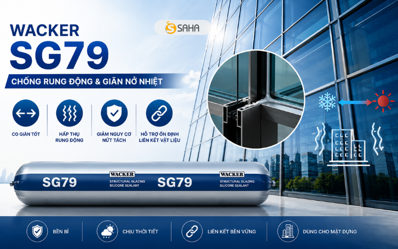 Keo Wacker SG79 cho curtain wall