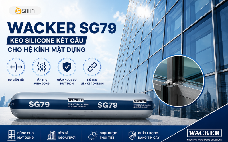 Keo Wacker SG79 cho curtain wall 