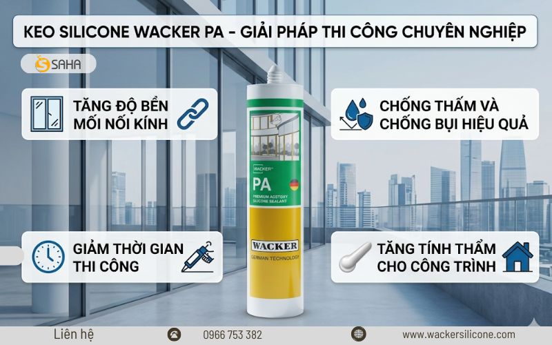 keo silicone Wacker PA